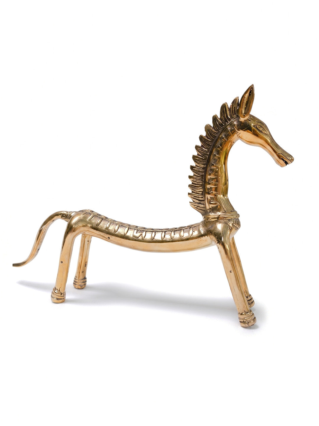 ŞANS ATI PİRİNÇ DÖKÜM BİBLO 20X14X6 CM